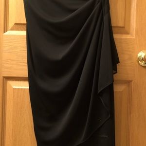 Xscape Black Beaded Mini-Dress.